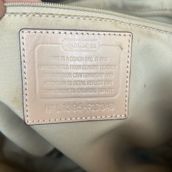 Coach Dark Brown Leather Tote - Picture 7 of 7